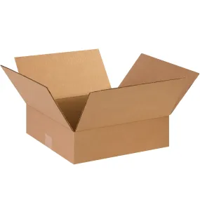 14 x 14 x 3 Flat Corrugated Boxes