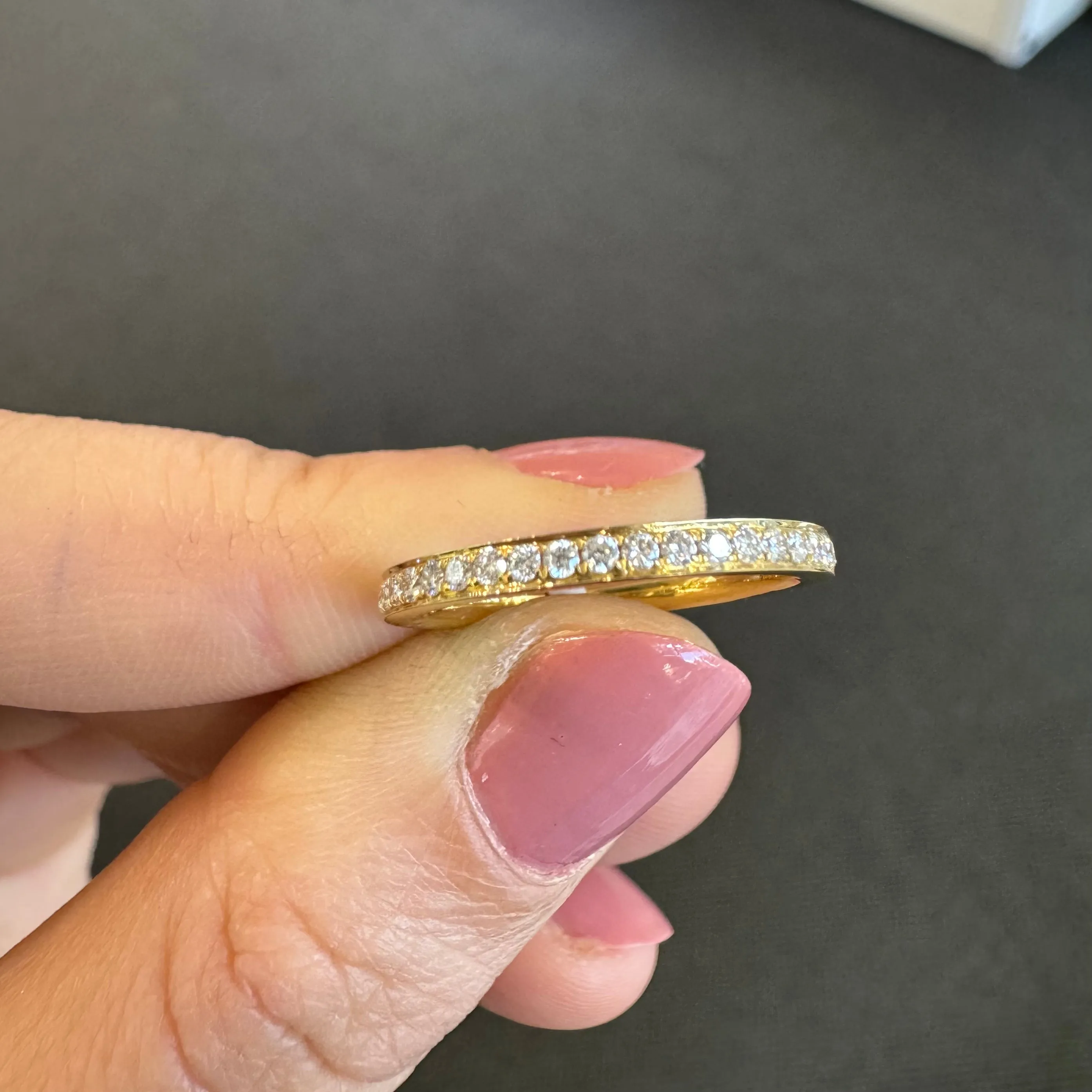 18ct Yellow Gold Diamond Eternity Ring