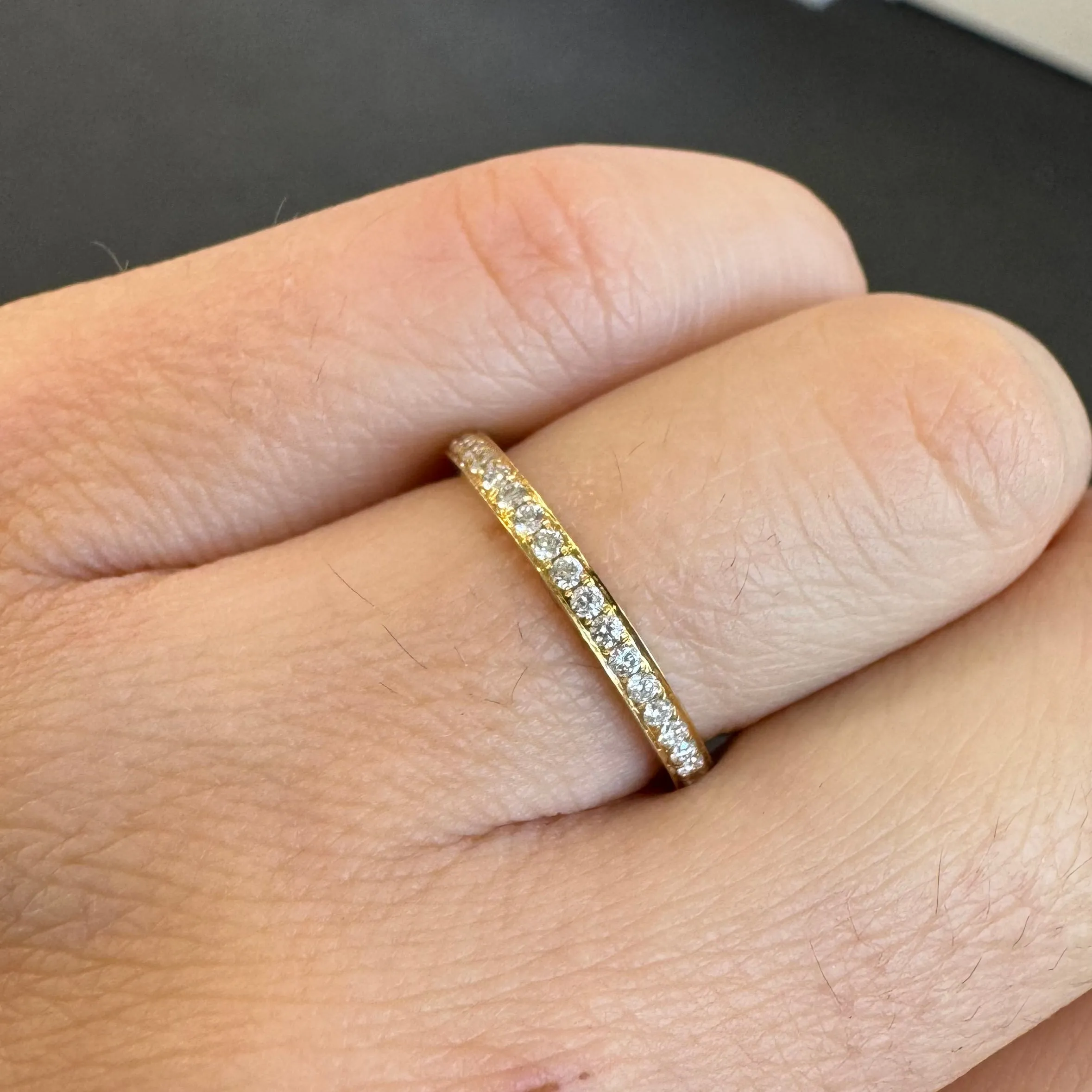 18ct Yellow Gold Diamond Eternity Ring