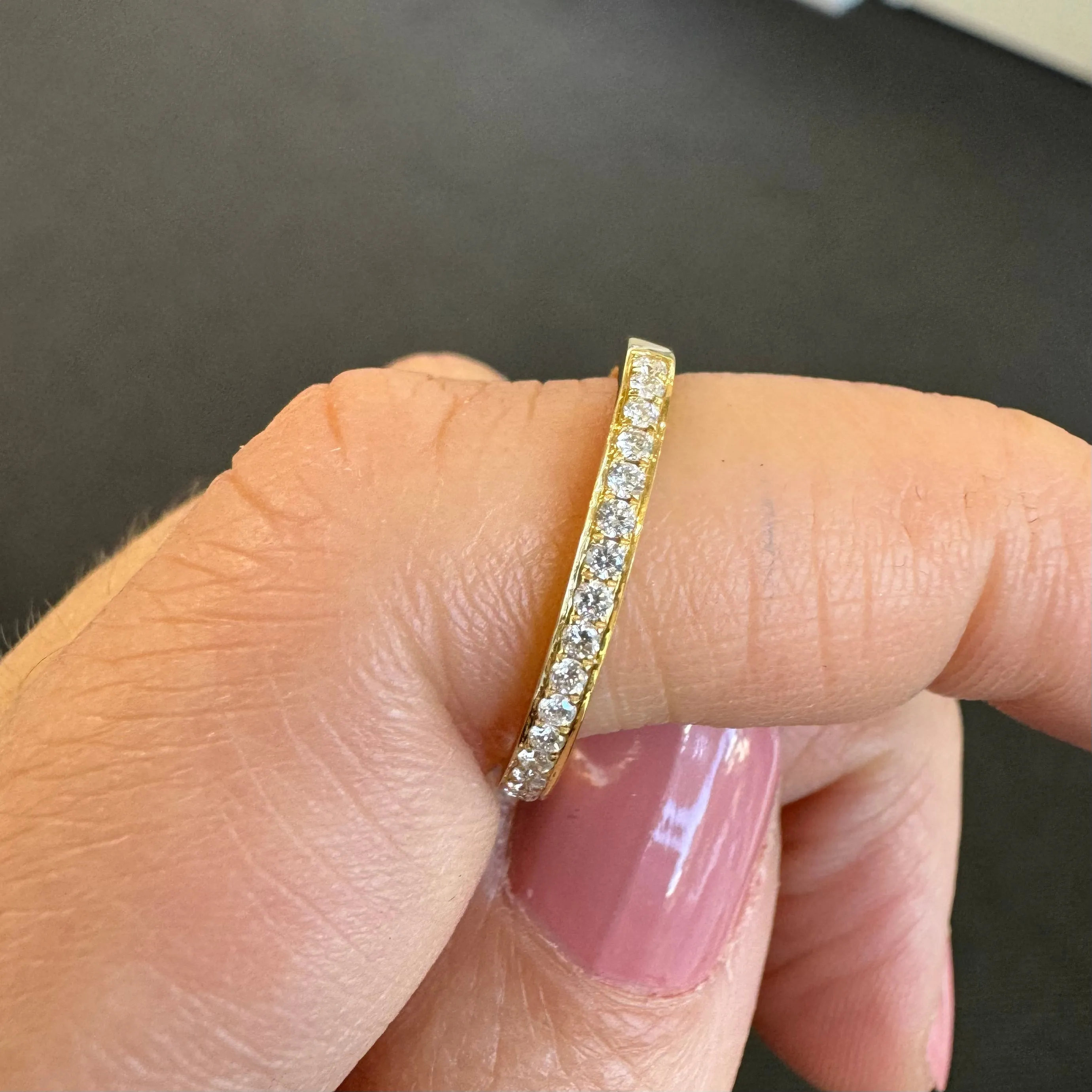 18ct Yellow Gold Diamond Eternity Ring