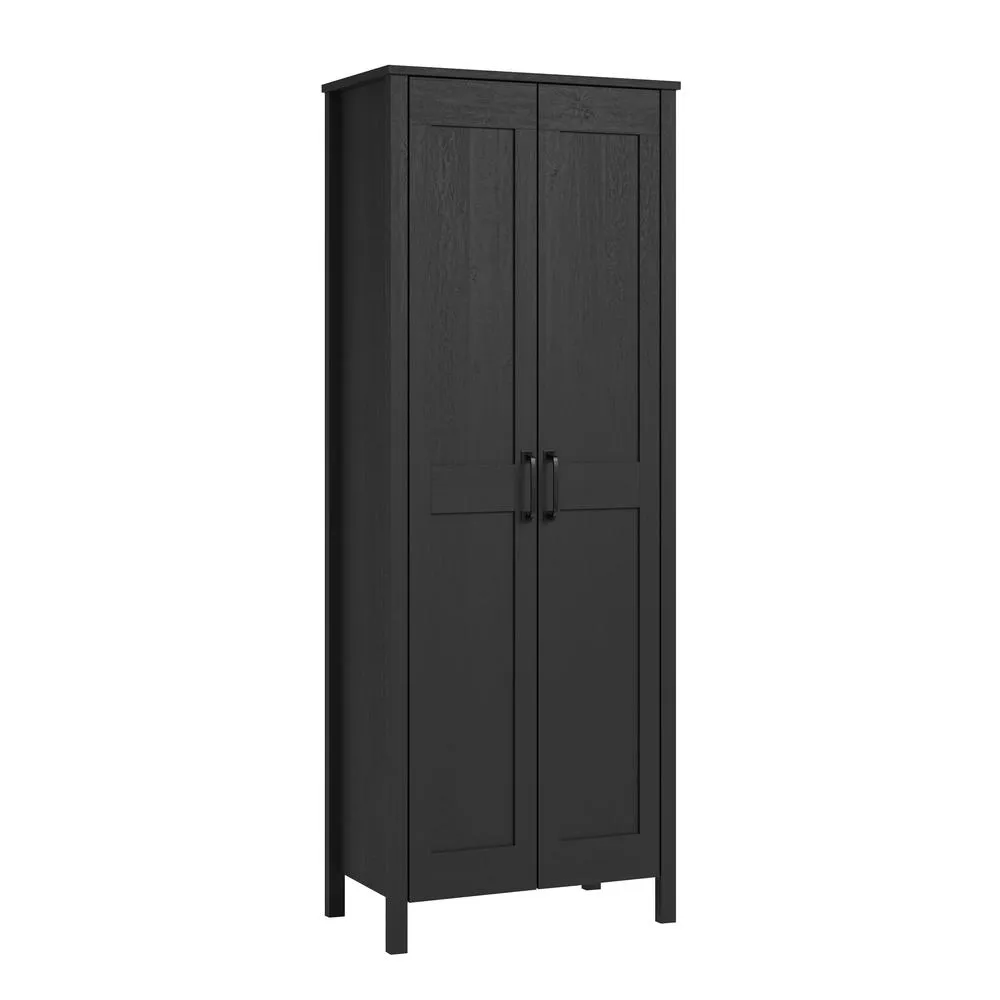 2-Door Storage Cabinet Raven Oak By Sauder