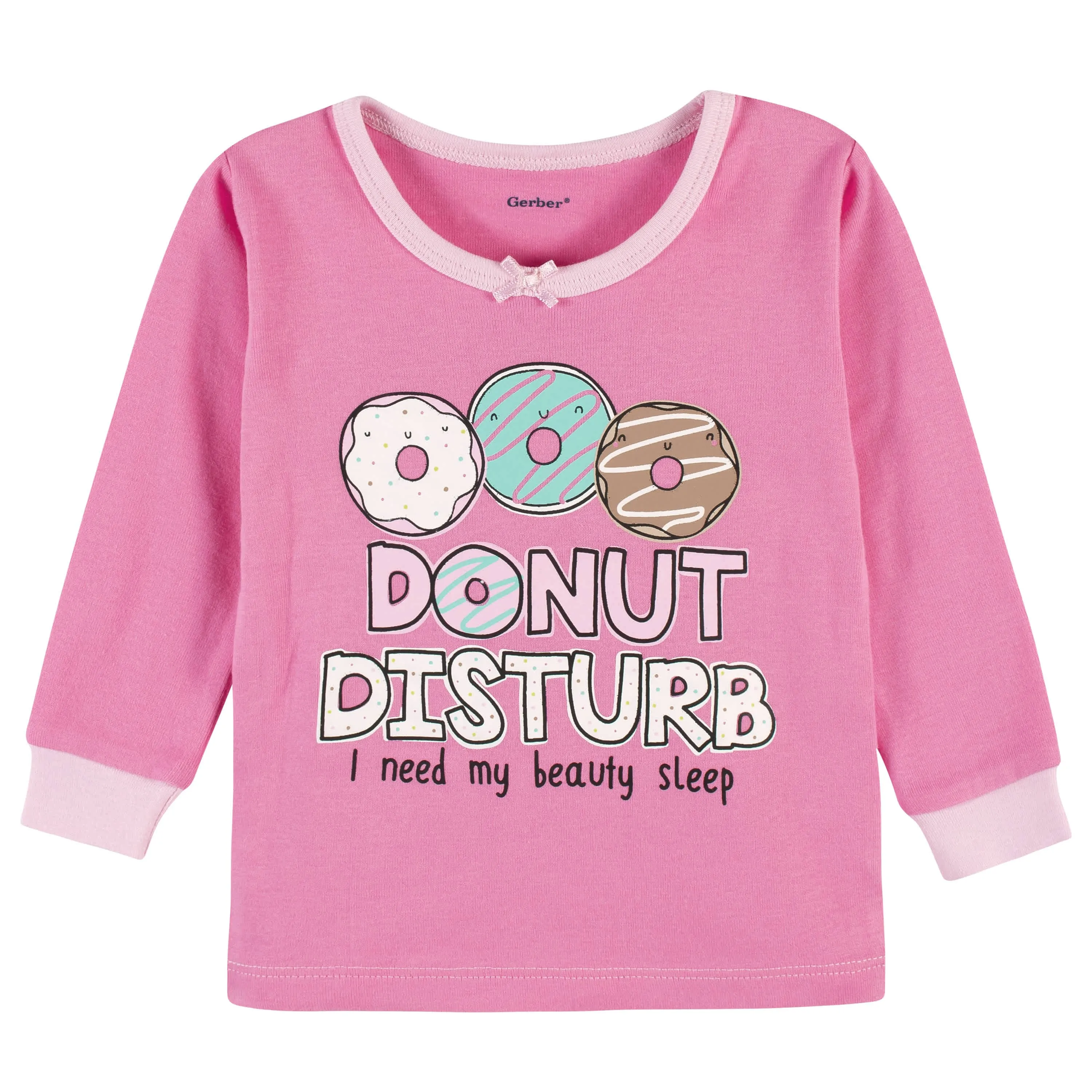 4-Piece Baby & Toddler Donuts Snug Fit Cotton Pajamas