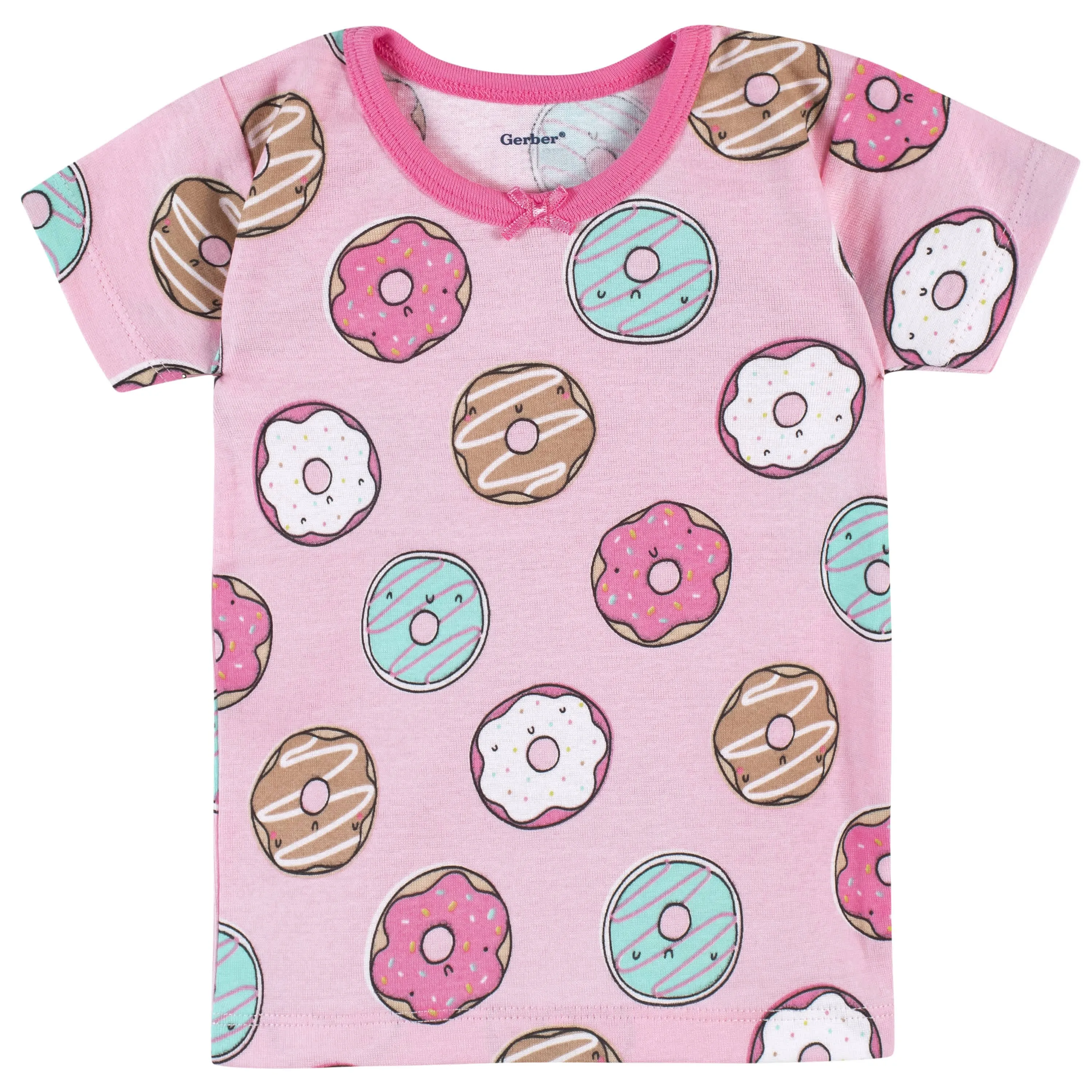 4-Piece Baby & Toddler Donuts Snug Fit Cotton Pajamas