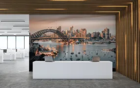 Above the Harbour | Sydney Photo Mural Wallpaper