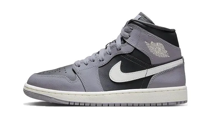 Air Jordan 1 Mid Cement Grey