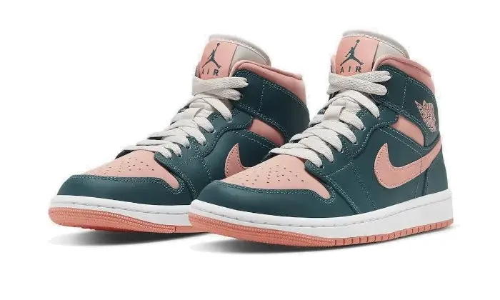 Air Jordan 1 Mid Dark Teal Green