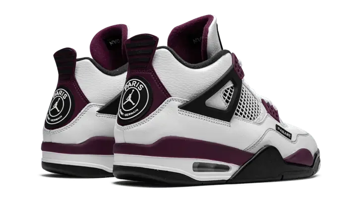 Air Jordan 4 PSG Neutral Grey Bordeaux