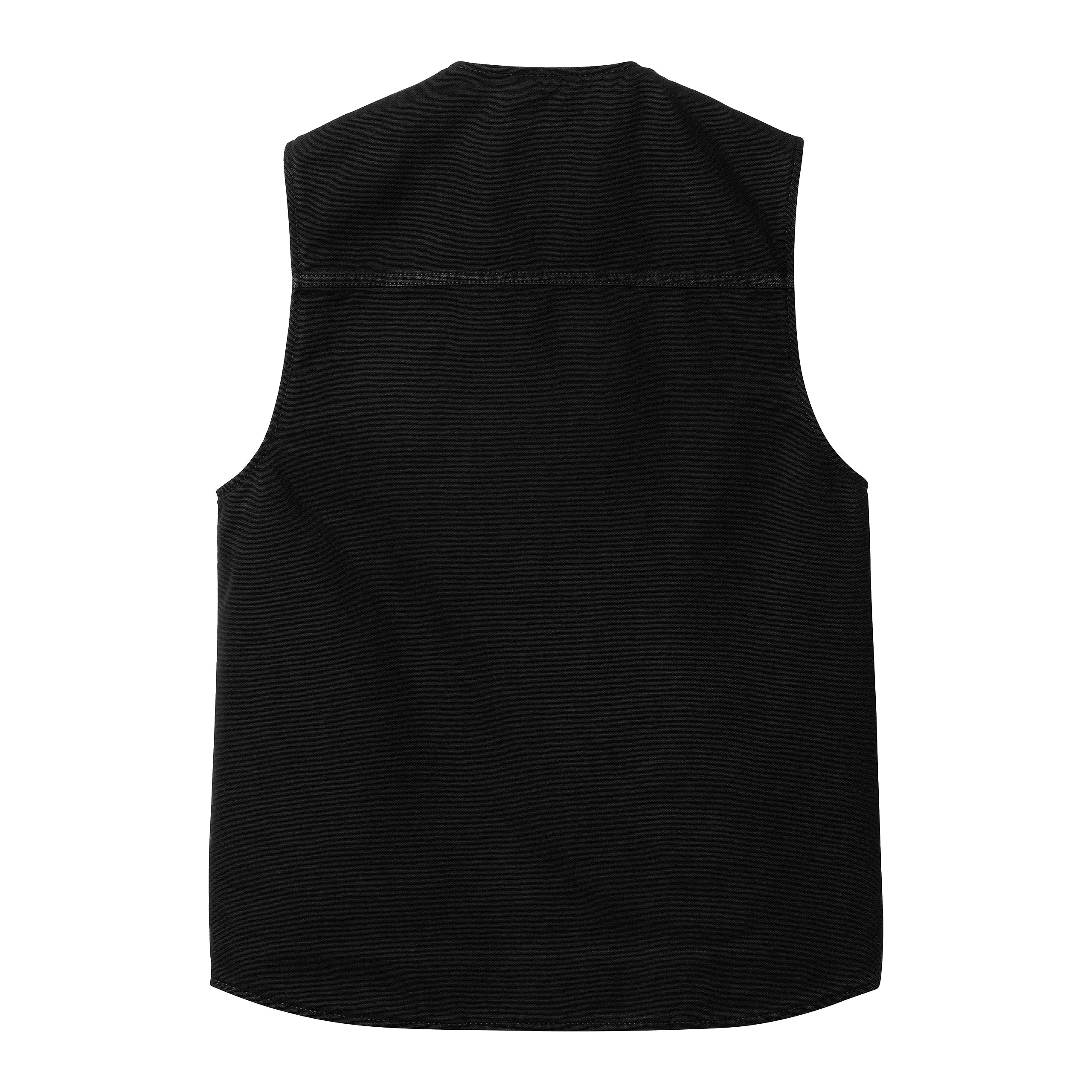 ARBOR VEST BLACK AGED CANVAS