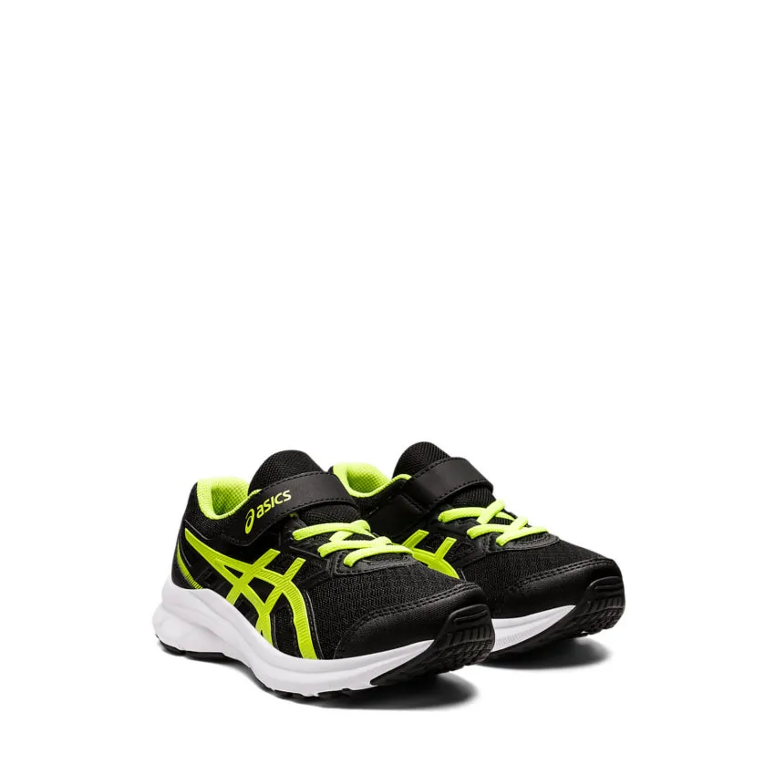 ASICS SNEAKERS JOLT 3 PS 1014A198 010 NERO-VERDE LIME