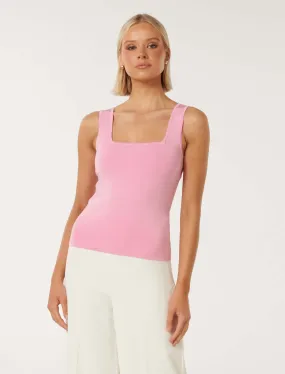 Ava Square Neck Tank Top