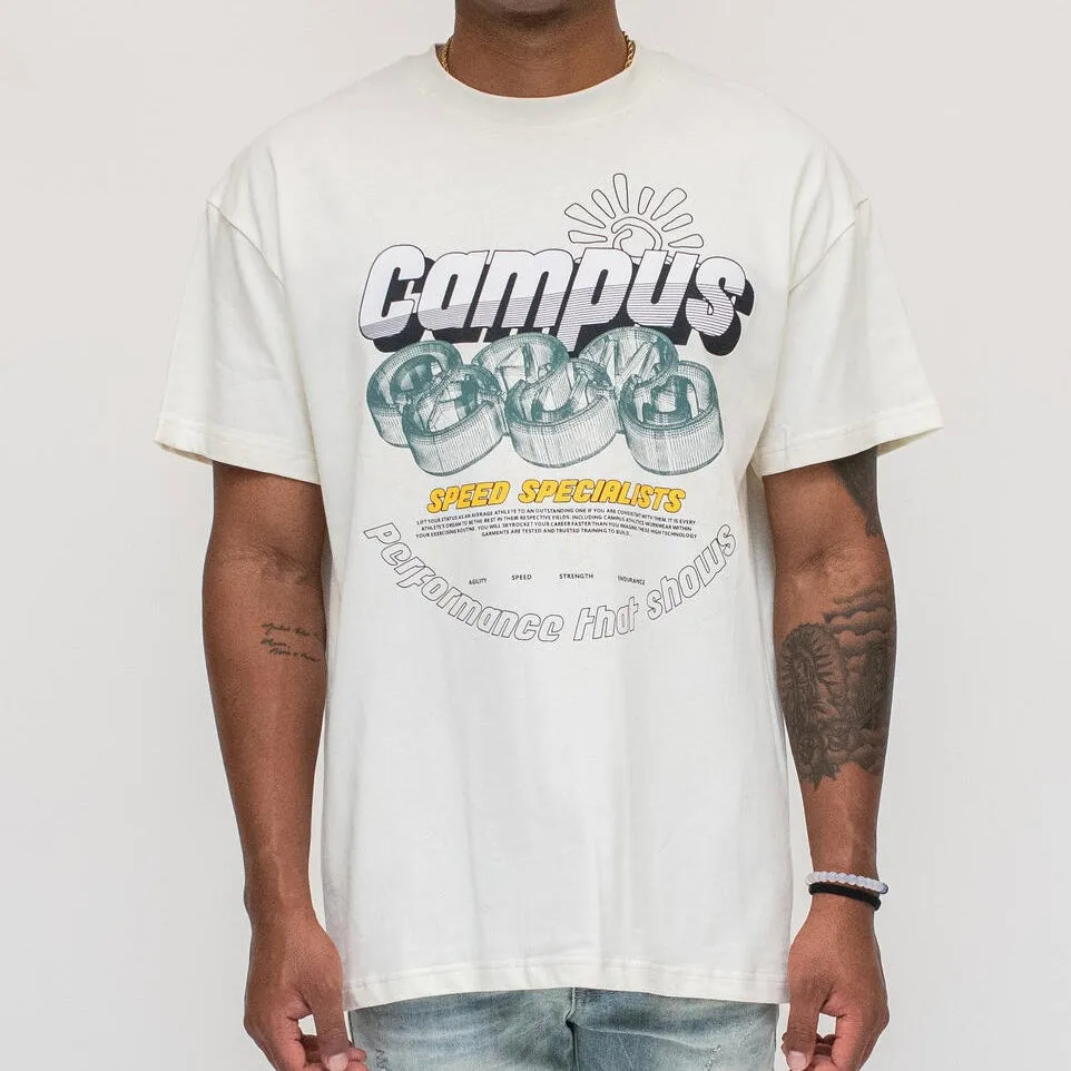 Campus LA Speedway Offwhite Tee