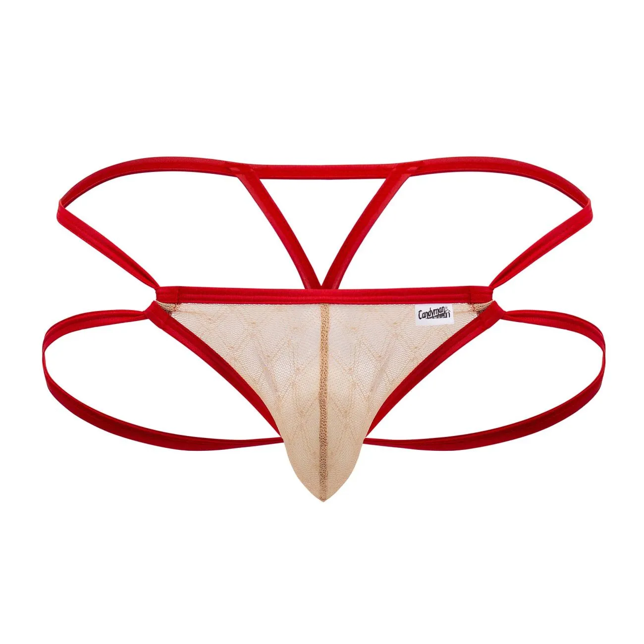 CandyMan 99762 Jock G-String Color Nude