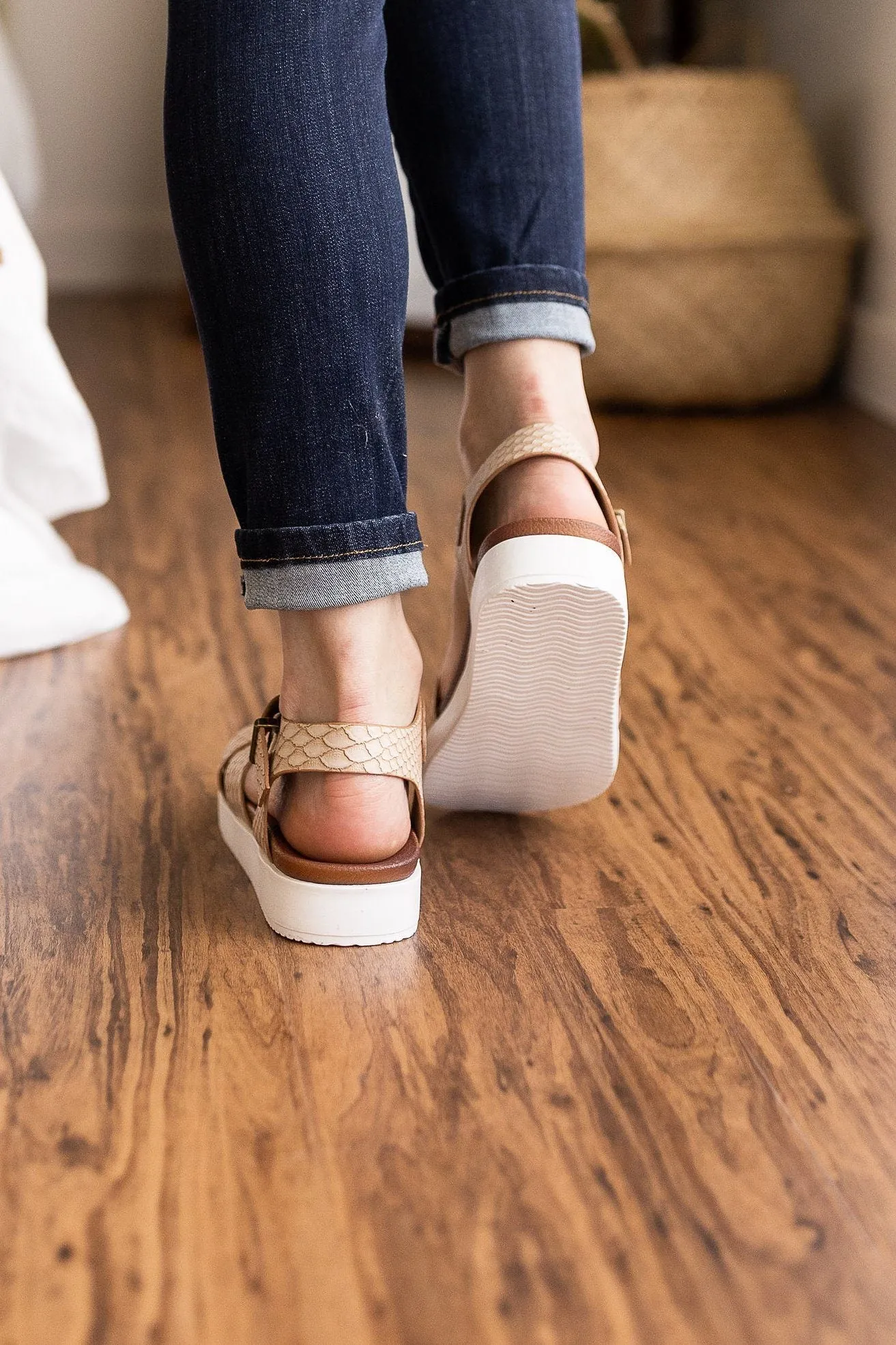 Carmel Sandals in Blush