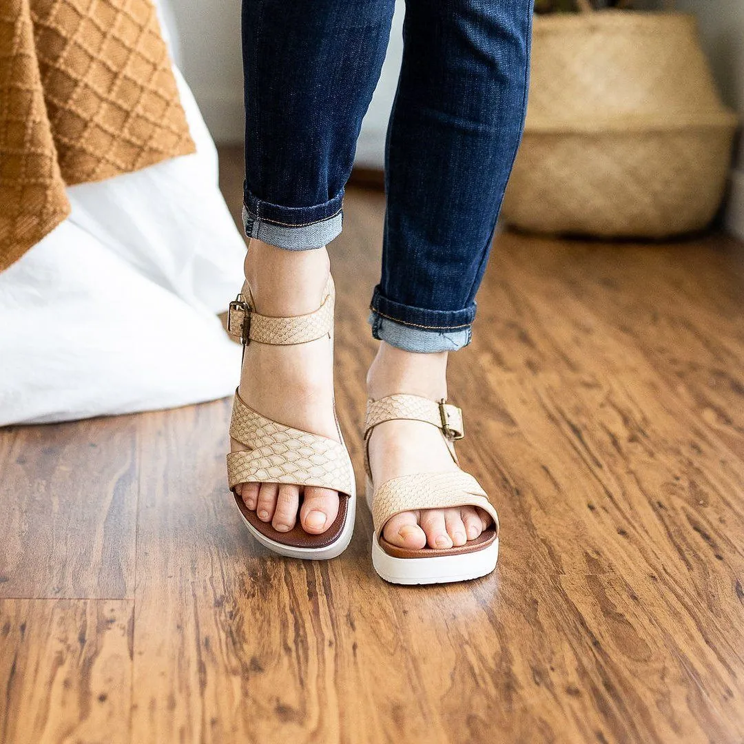 Carmel Sandals in Blush