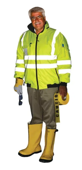 Class 3 ANSI High Visibility Polar Bomber Jacket