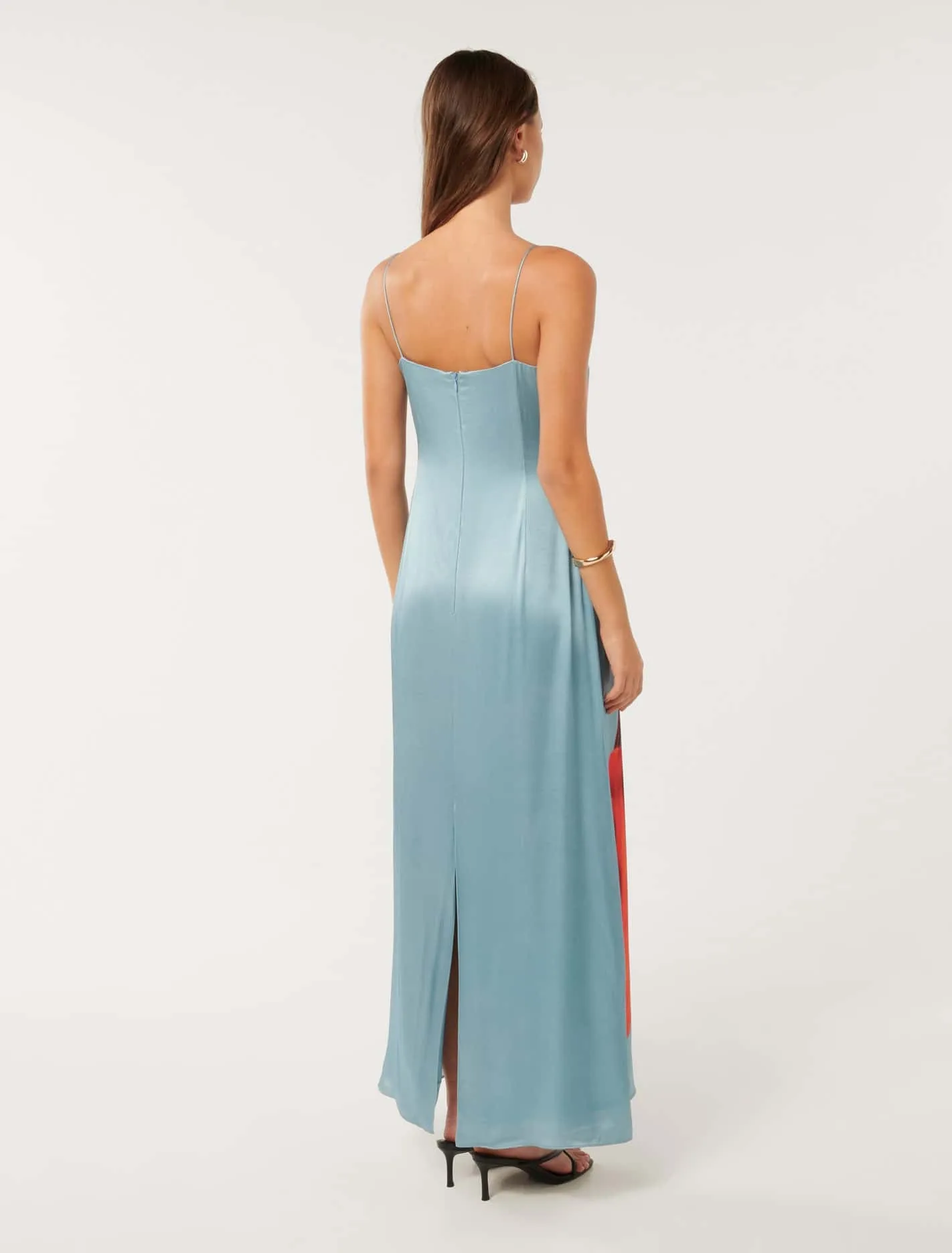 Constance Satin Maxi Dress