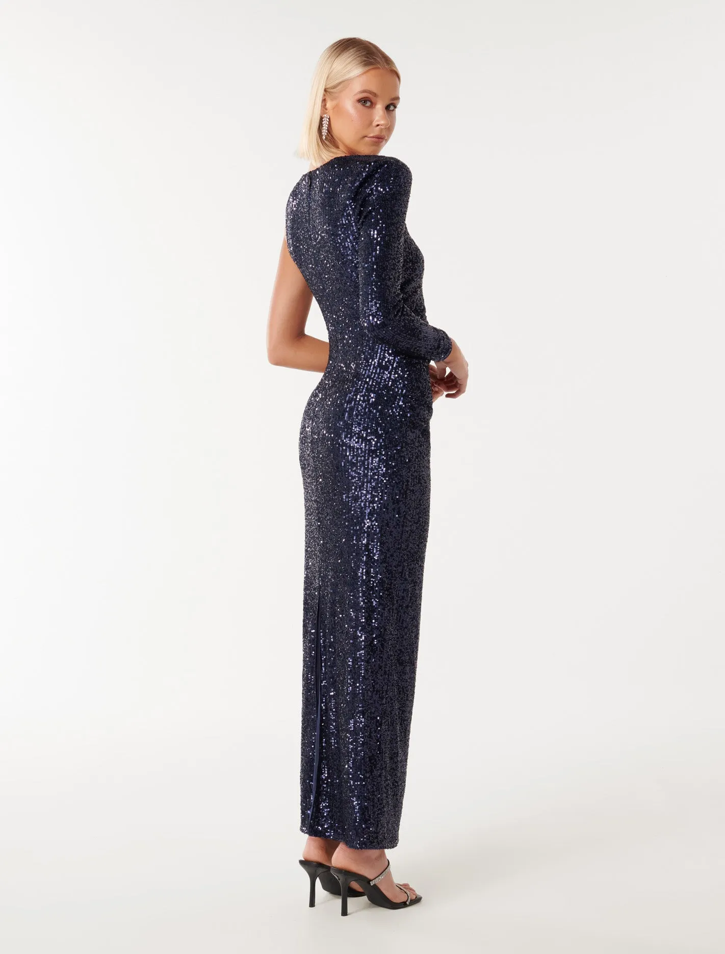 Courtney Sequin Bodycon Maxi Dress