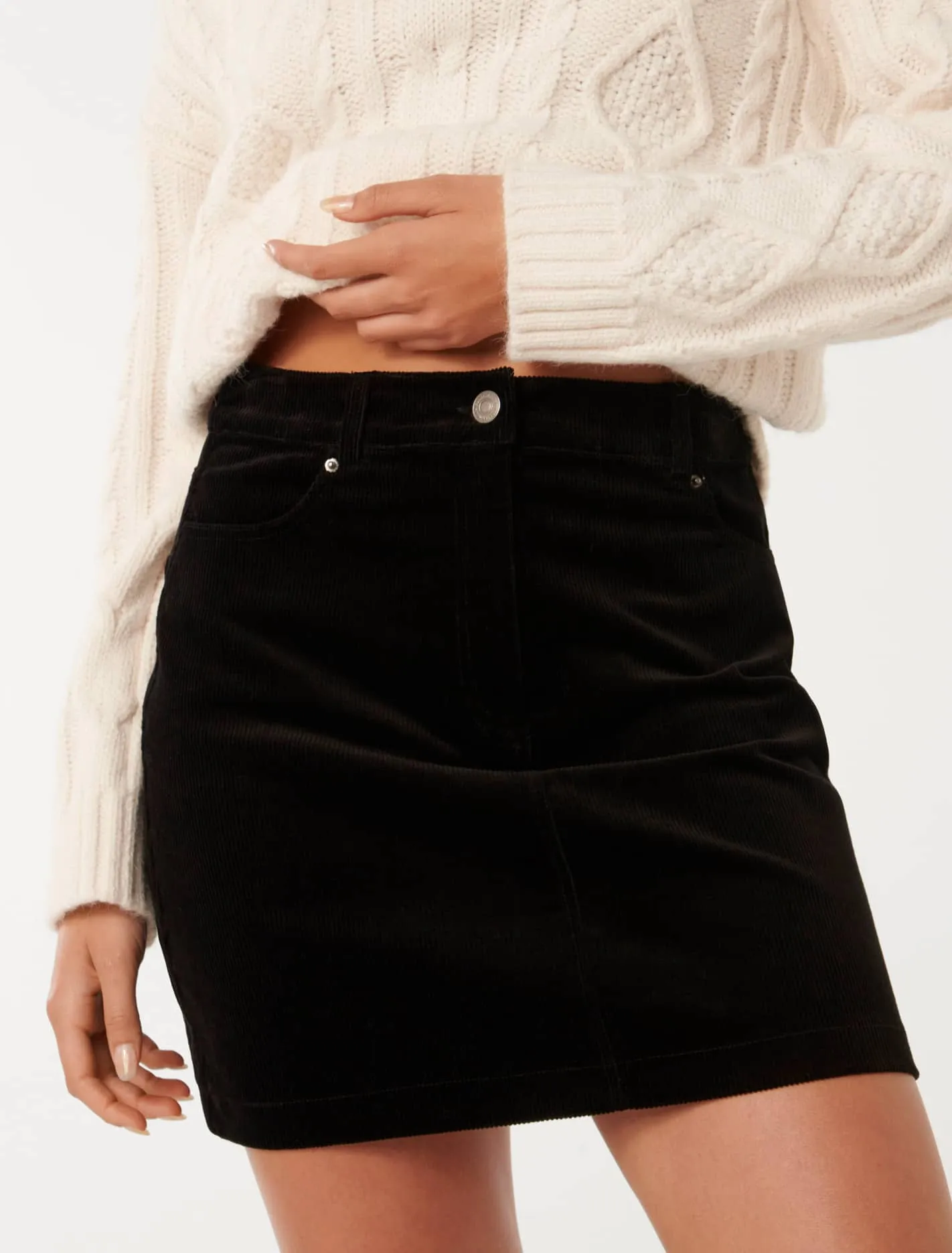 Darla Cord Mini Skirt