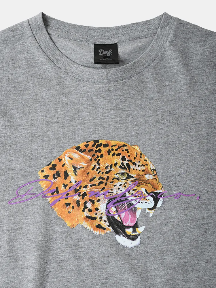 Def Cheetah Tee - Grey