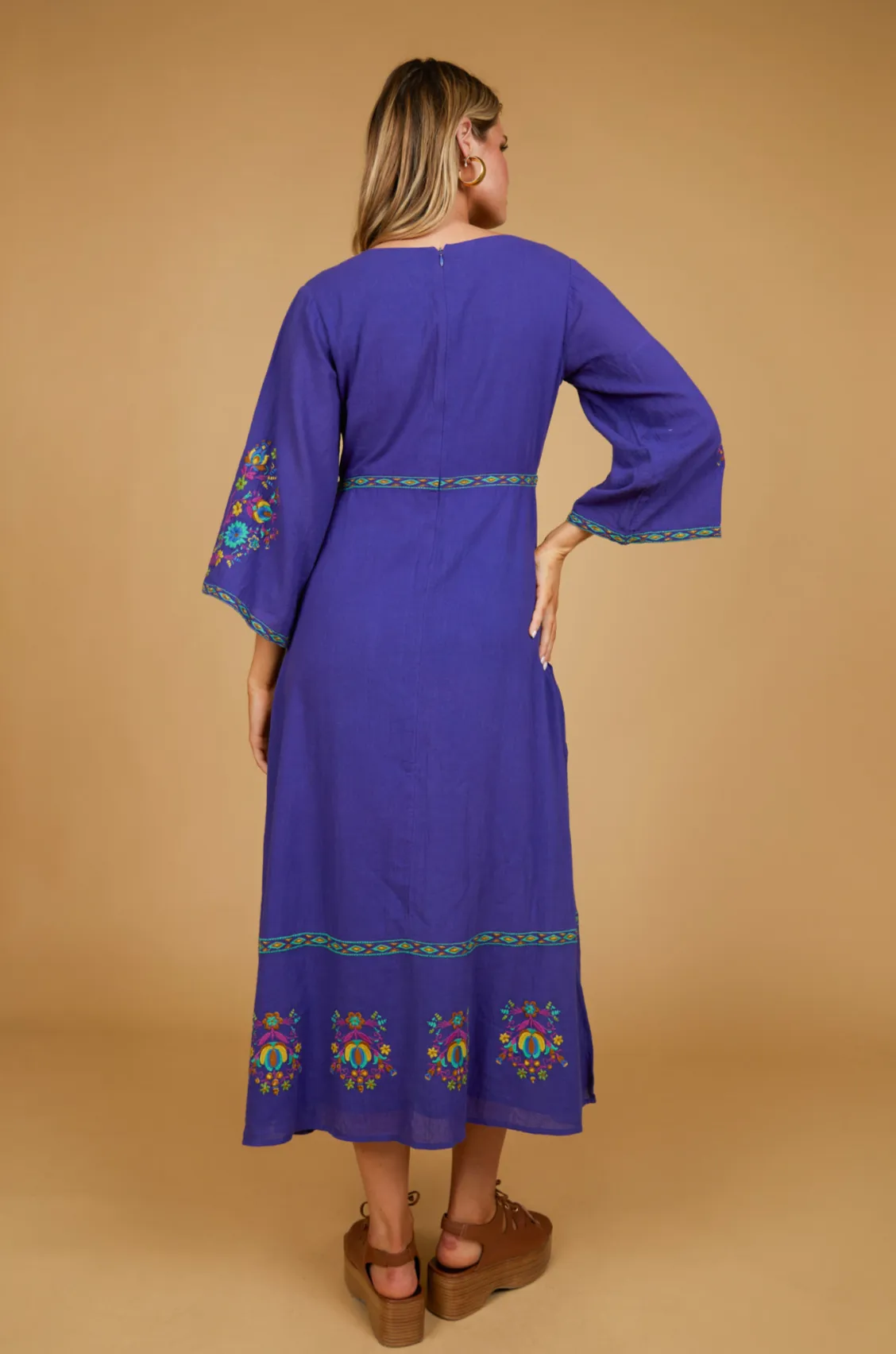 Empress Embroidered Dress - Majesty