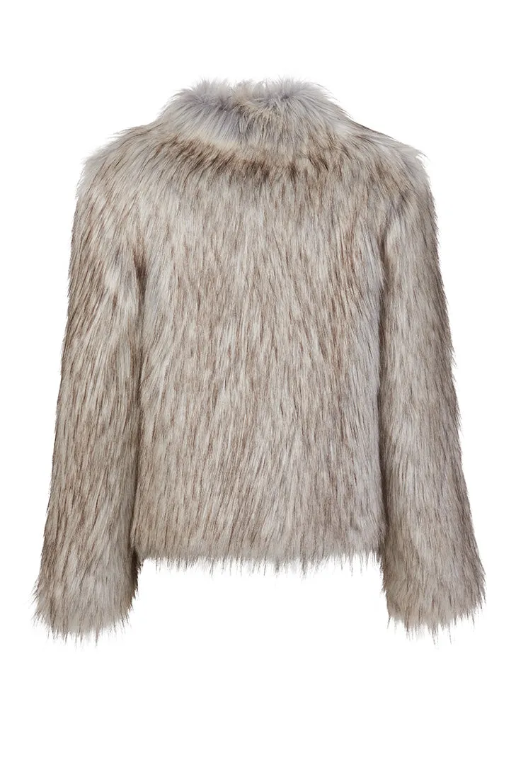 Fur Delish Jacket in Natural