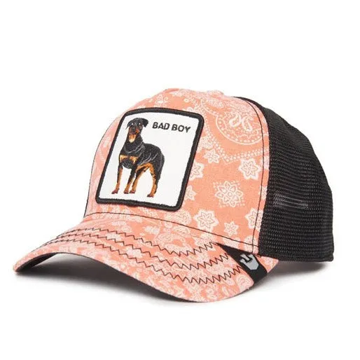 Goorin Bros Love-Sexy Bad Boy Trucker Hat (Pink)