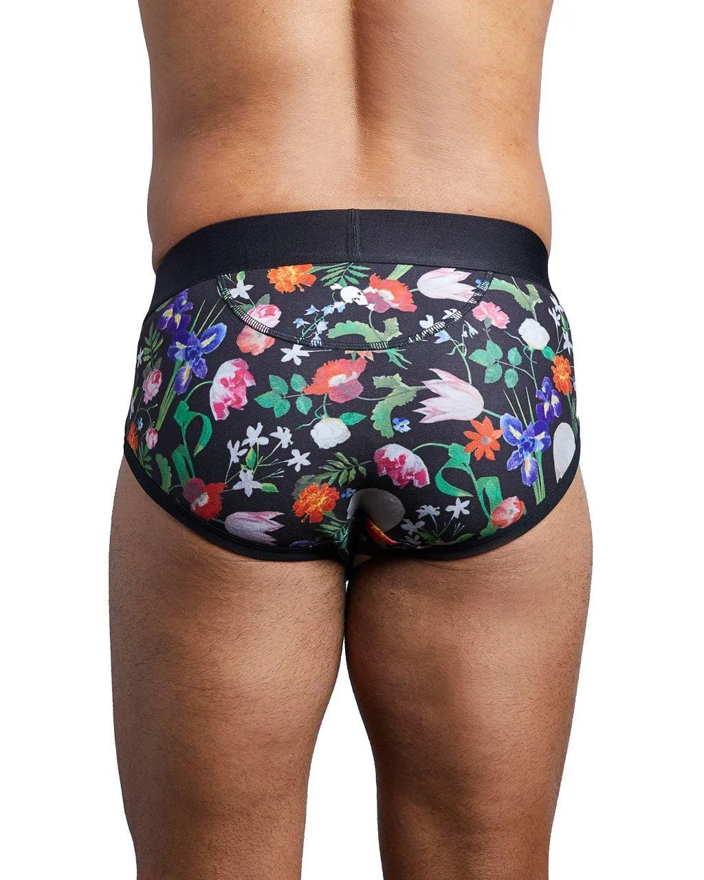 Hand-Painted Dutch Floral Brief