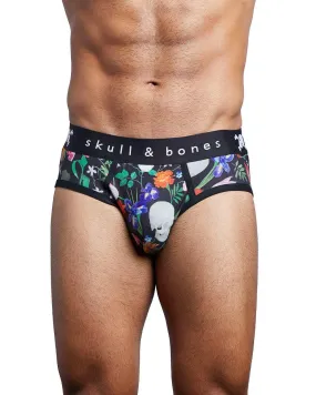 Hand-Painted Dutch Floral Brief