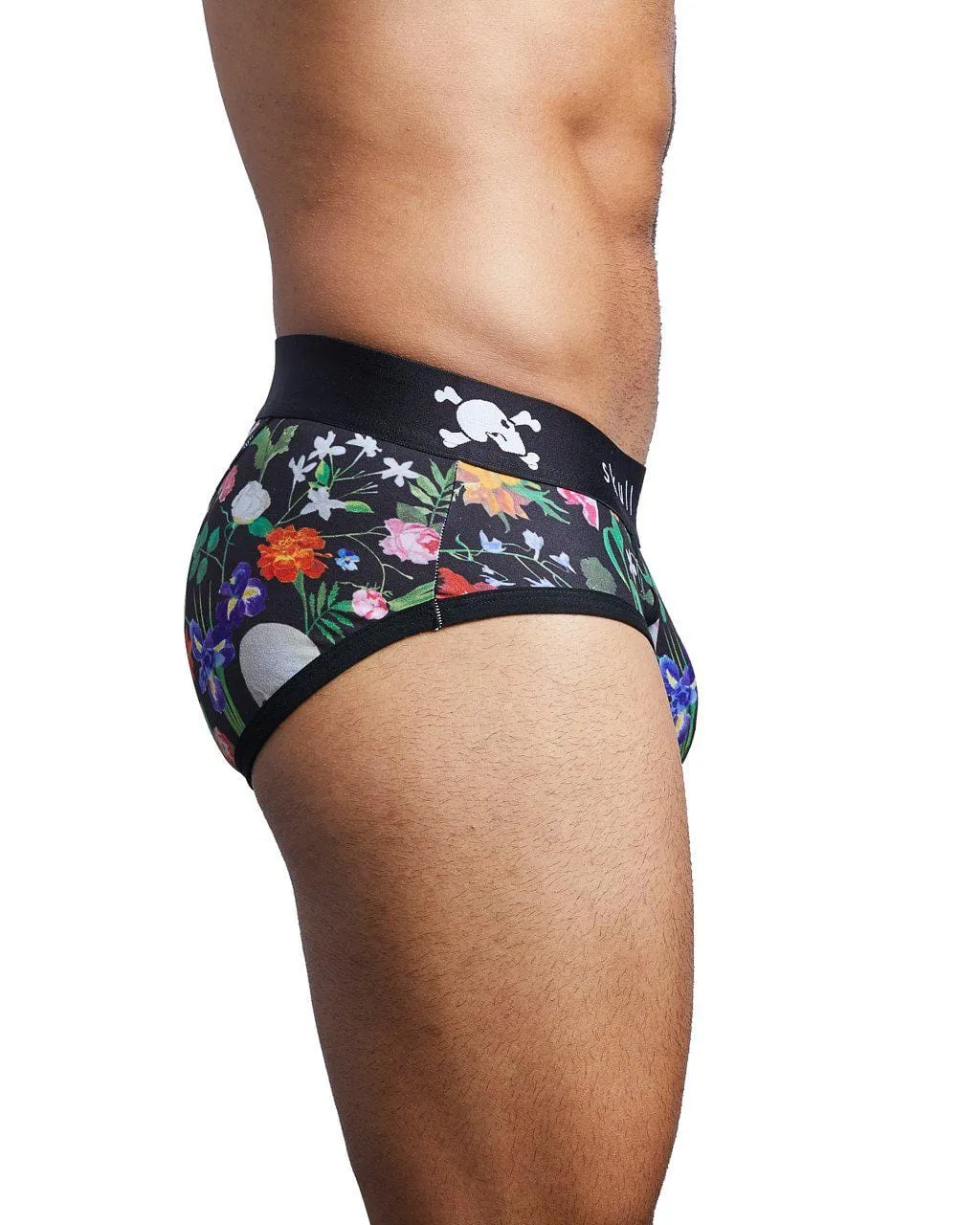 Hand-Painted Dutch Floral Brief