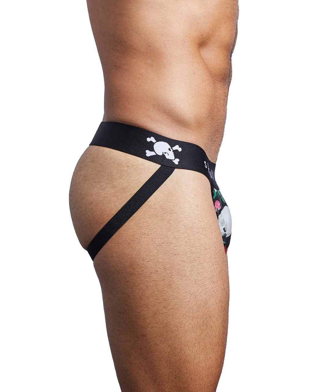 Hand Painted Dutch Floral Jock