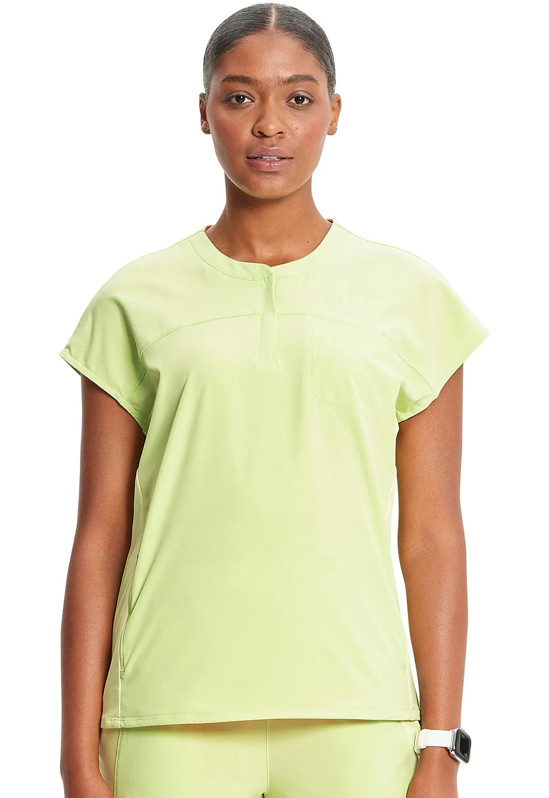 Infinity GNR8 Henley Scrub Top IN622A