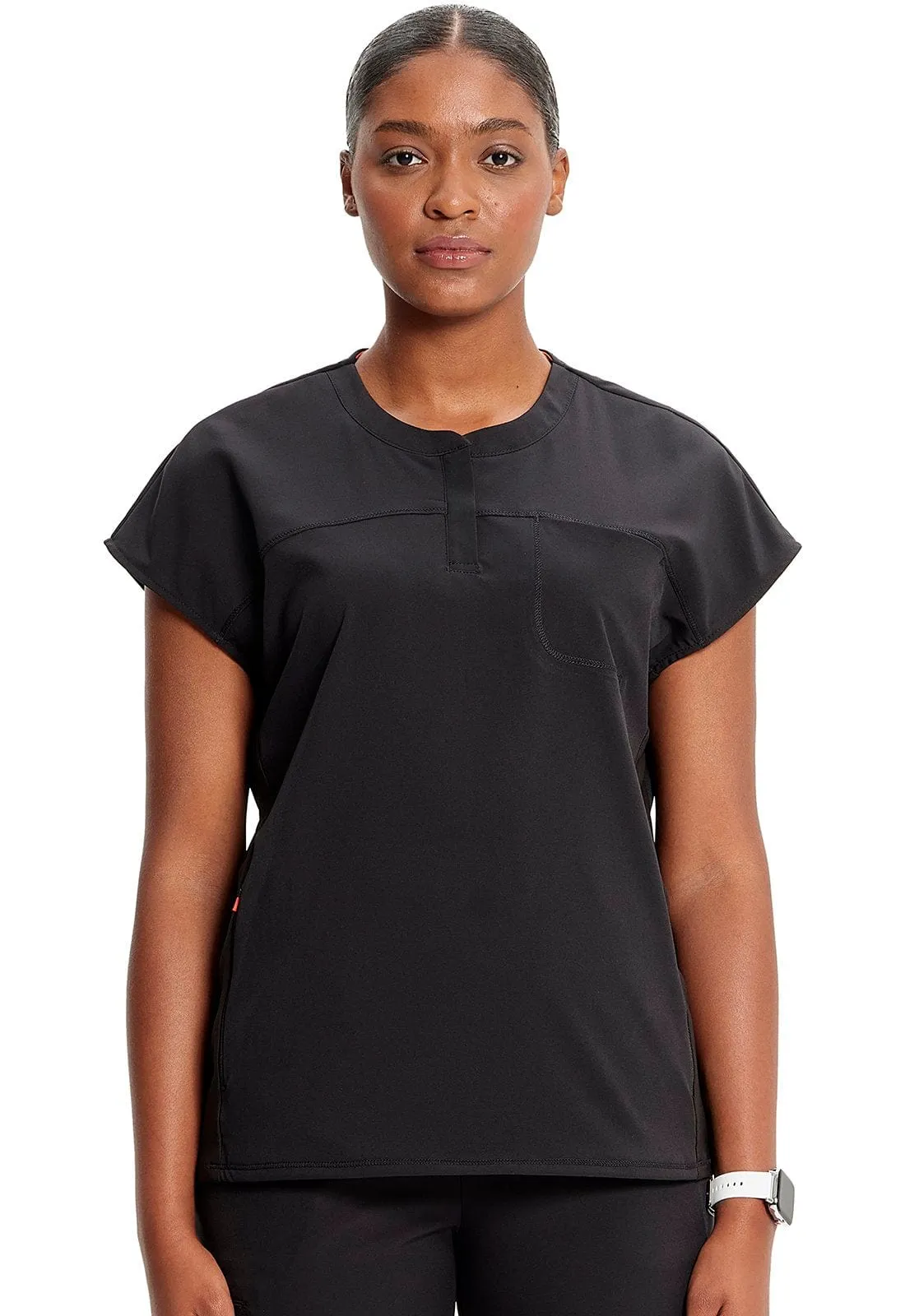 Infinity GNR8 Henley Scrub Top IN622A