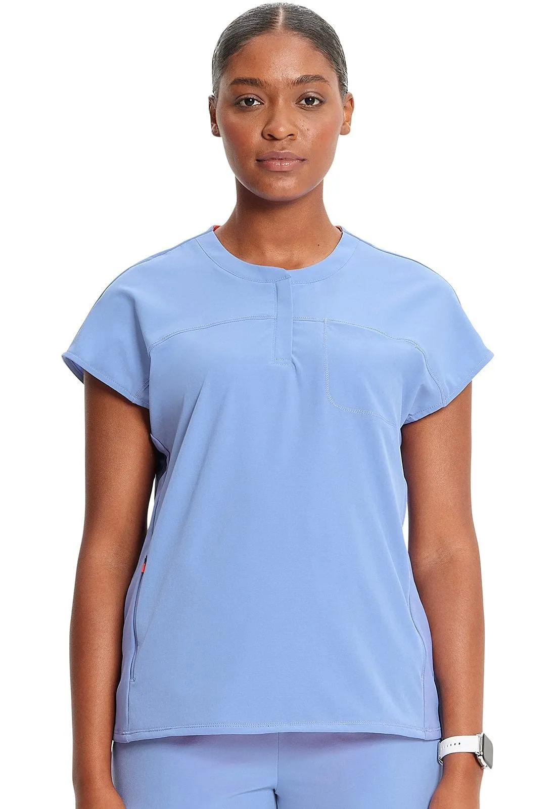 Infinity GNR8 Henley Scrub Top IN622A