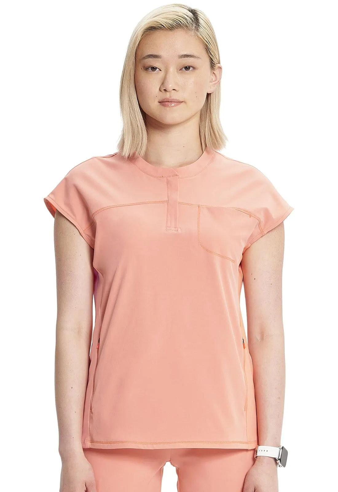 Infinity GNR8 Henley Scrub Top IN622A