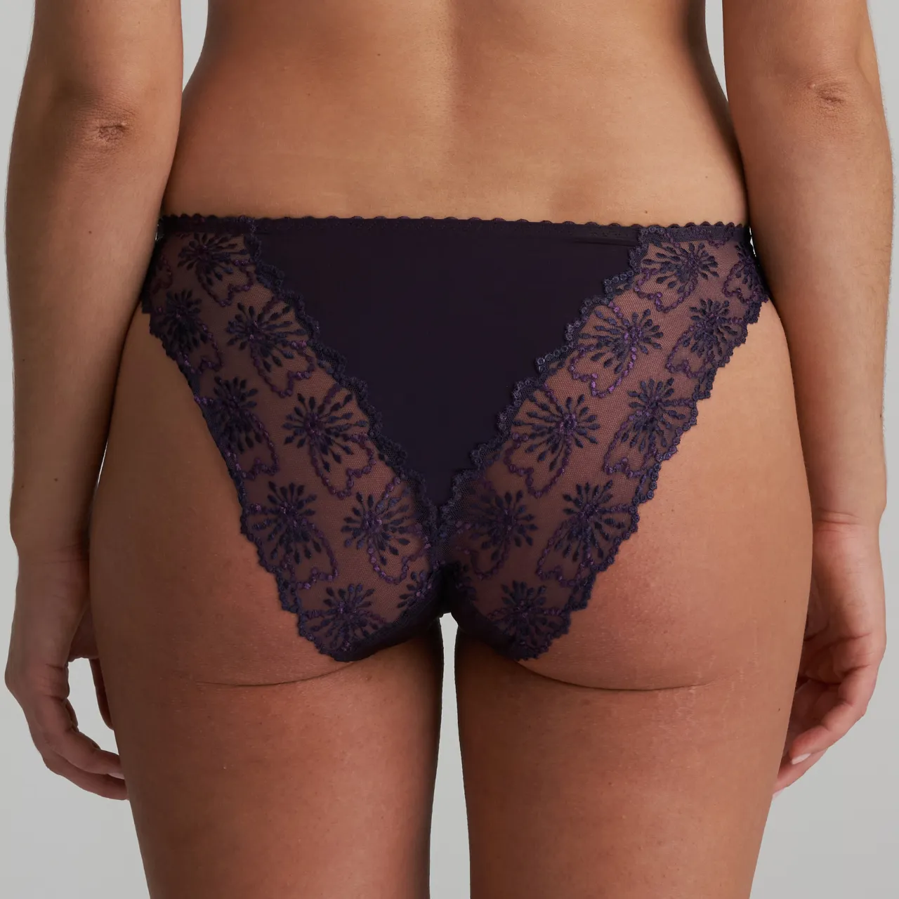 Jane Italian Brief in Amethyst