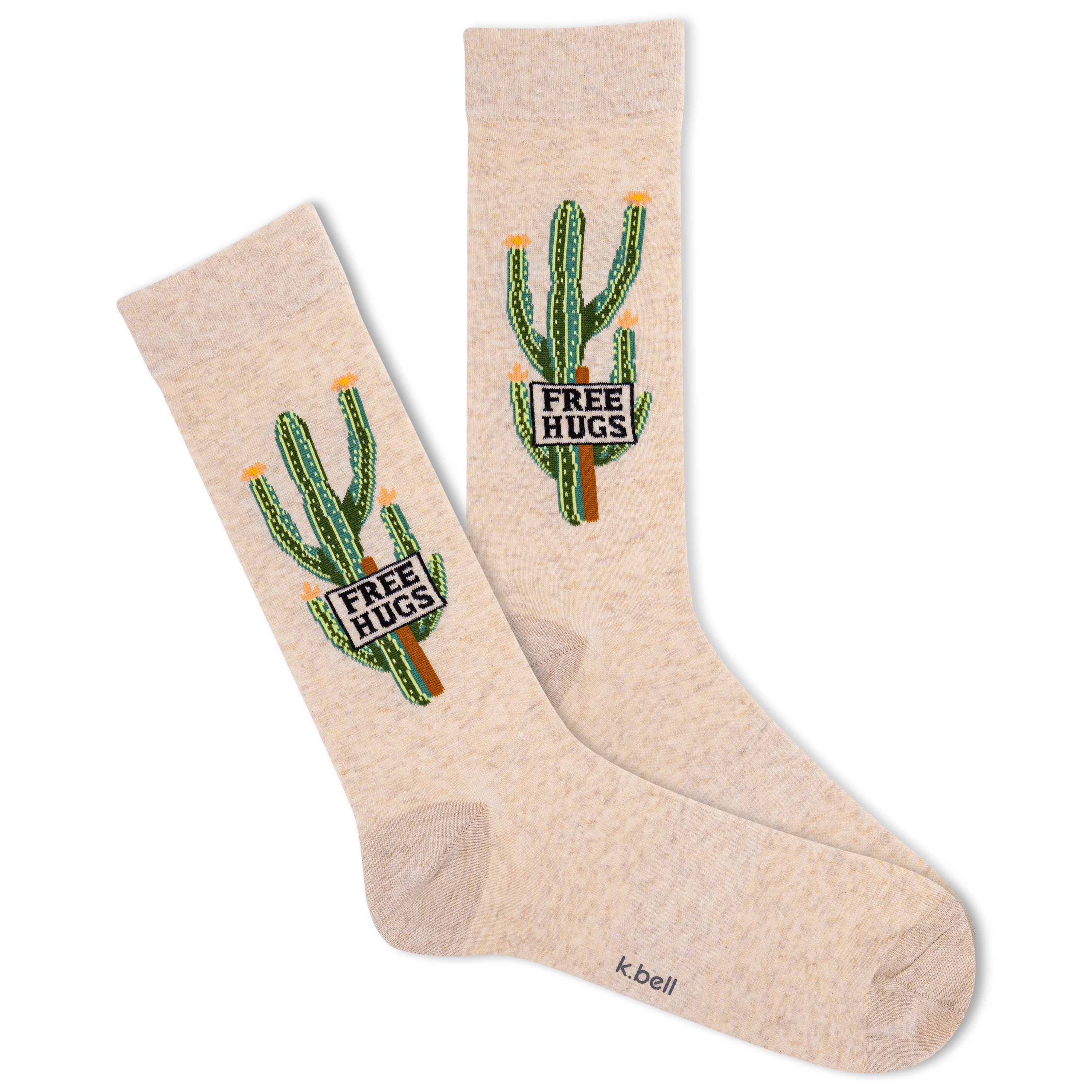 K.Bell Men's Free Hugs Crew Sock