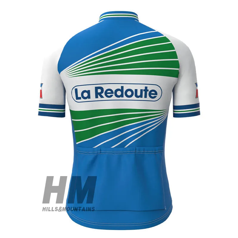 La Redoute Retro Jersey Short Sleeve Blue