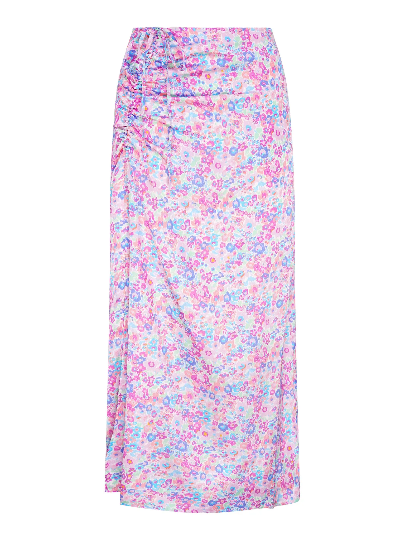 Madelyn Midi Skirt in Sketch Floral Print