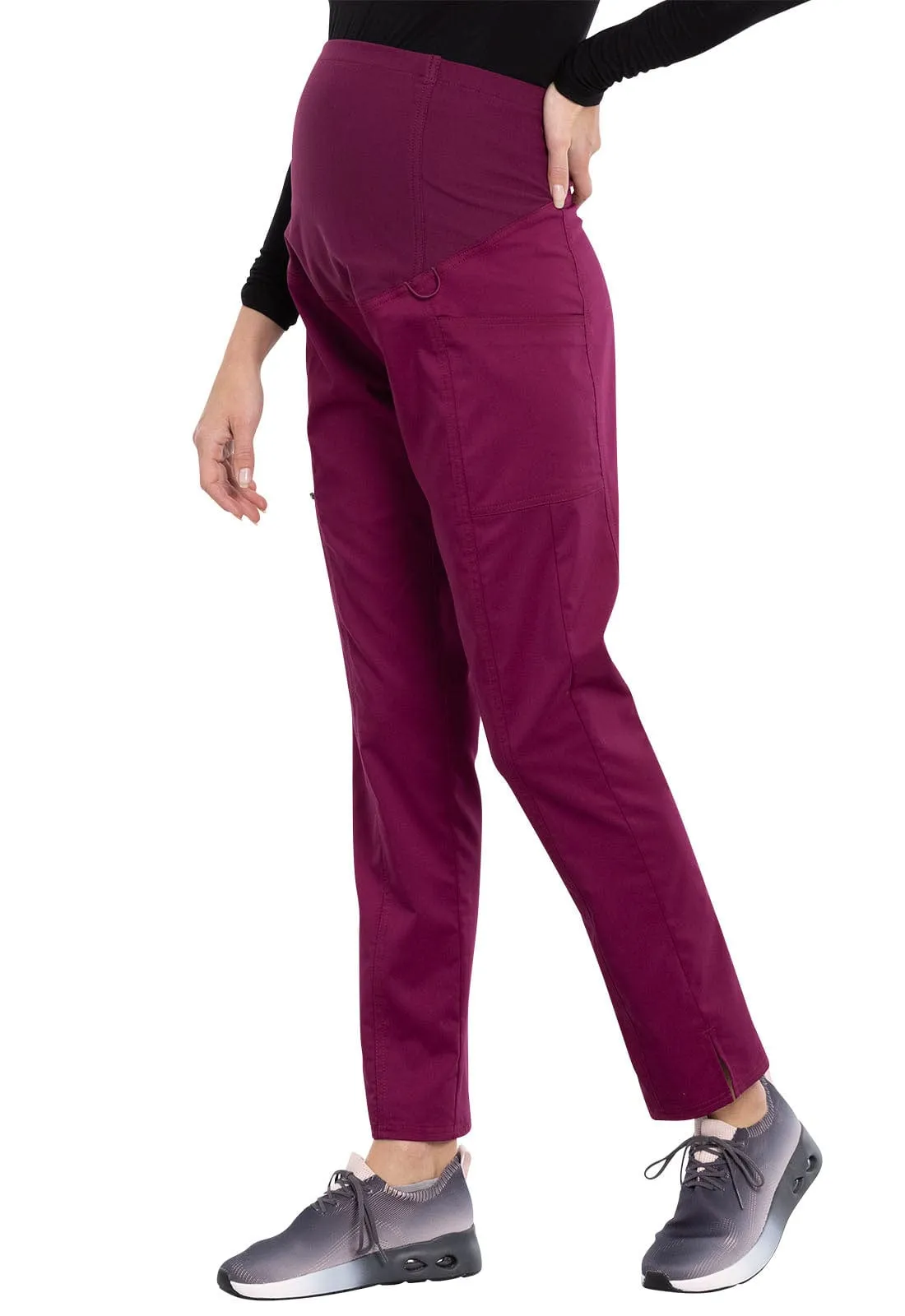 NDC WW Revolution  Maternity Straight Leg Scrub Pant Wine NDC-WW155WIN