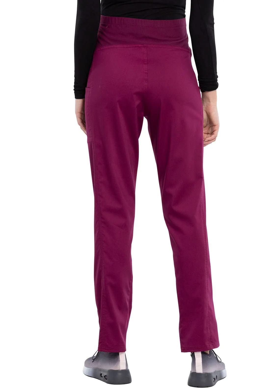 NDC WW Revolution  Maternity Straight Leg Scrub Pant Wine NDC-WW155WIN