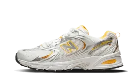 New Balance 530 White Vibrant Apricot Silver Metallic