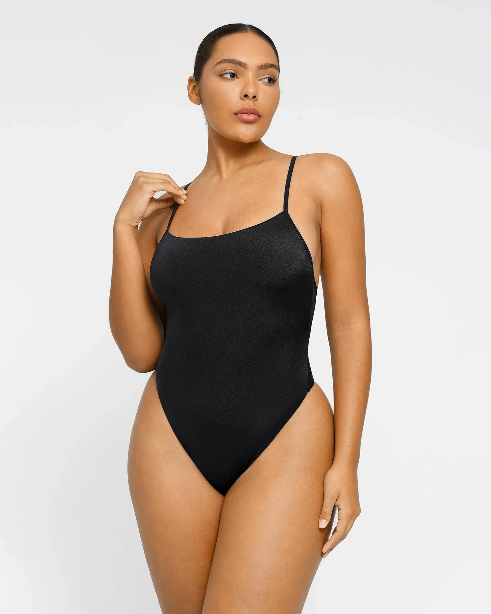 Pearlshine Active Scoop Neck Swimsuit