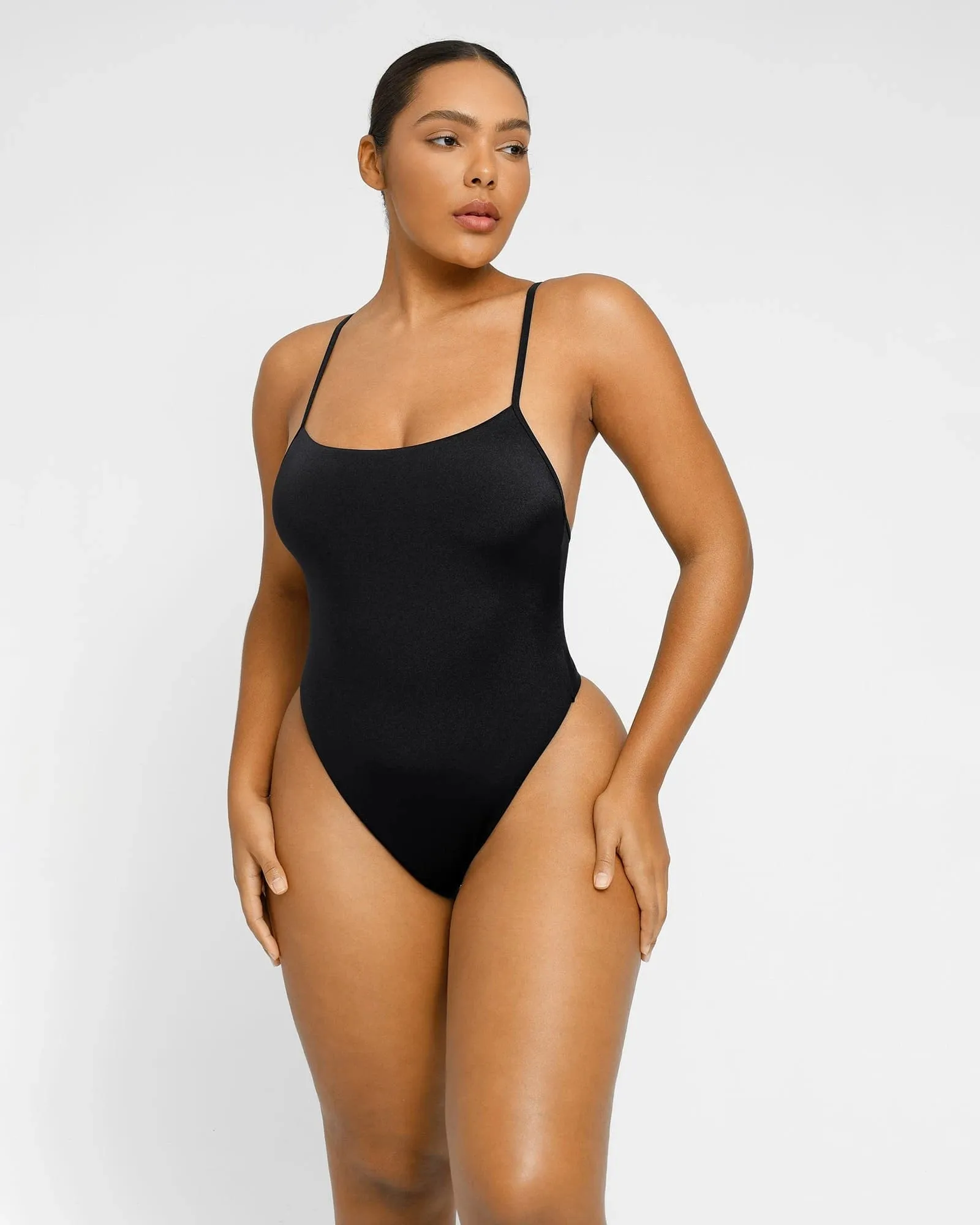 Pearlshine Active Scoop Neck Swimsuit