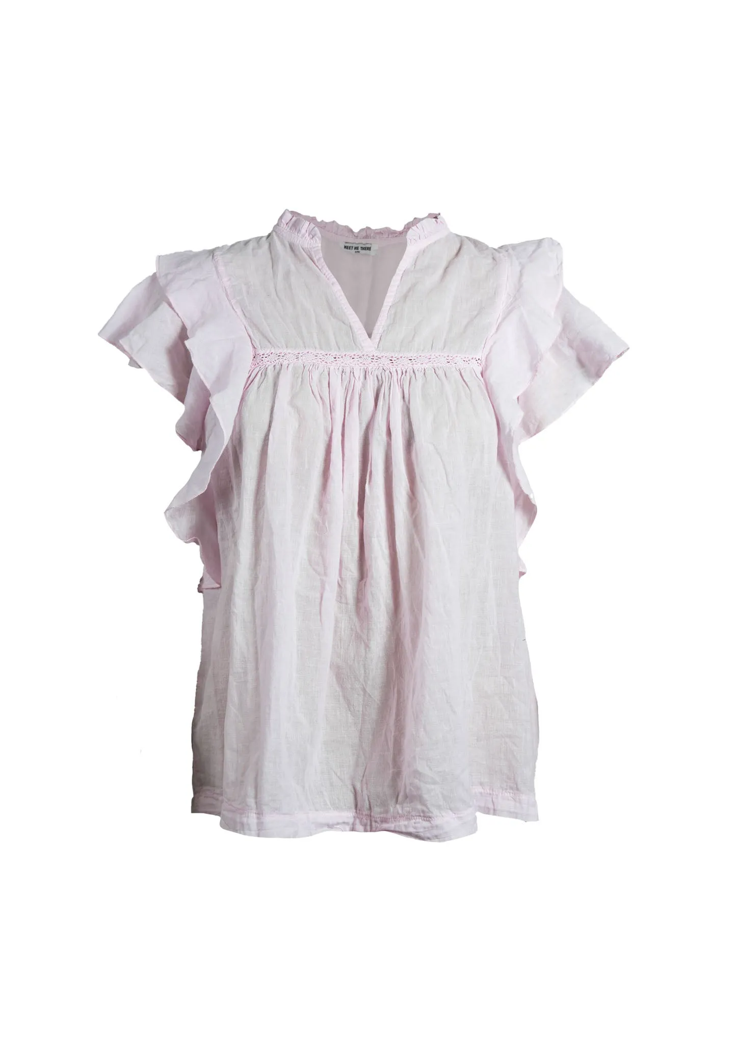 "Flora" blouse baby pink