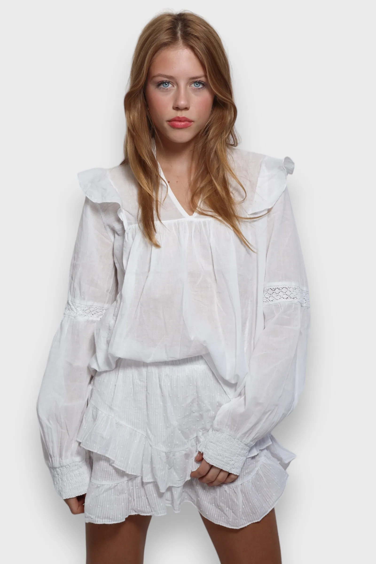 "Glory" blouse white