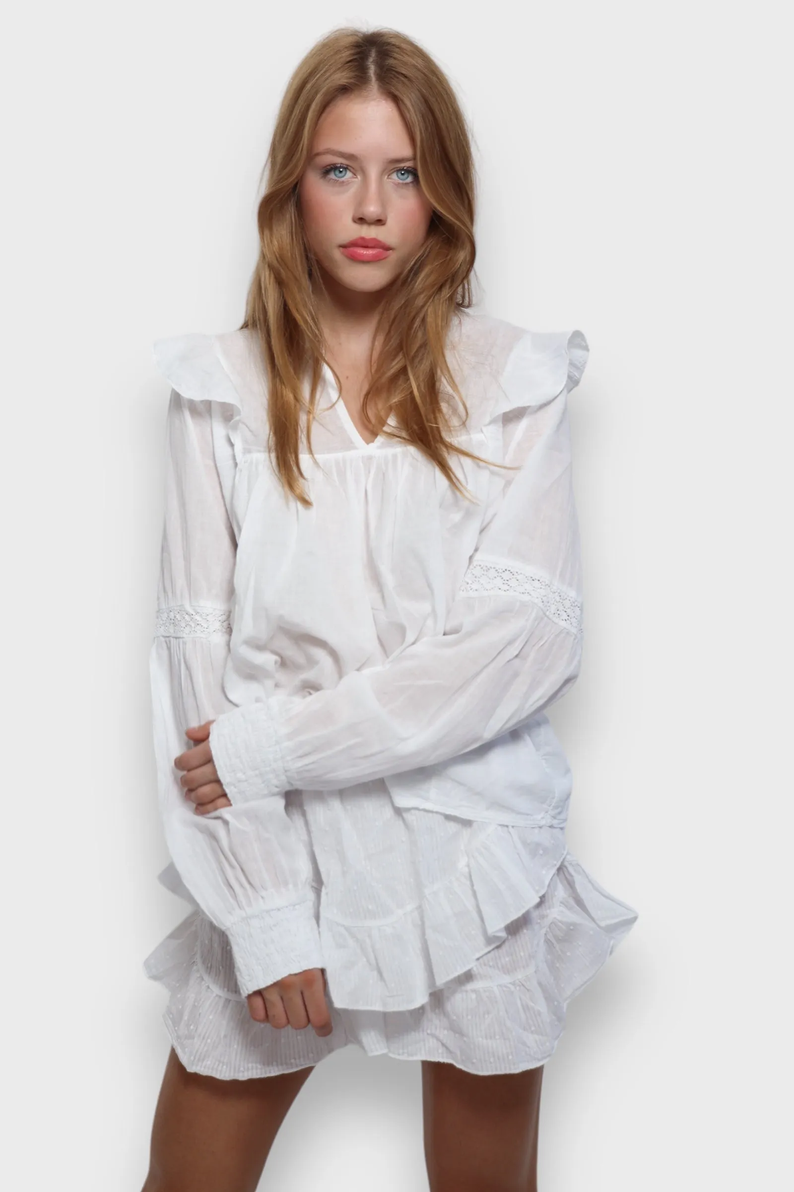 "Glory" blouse white