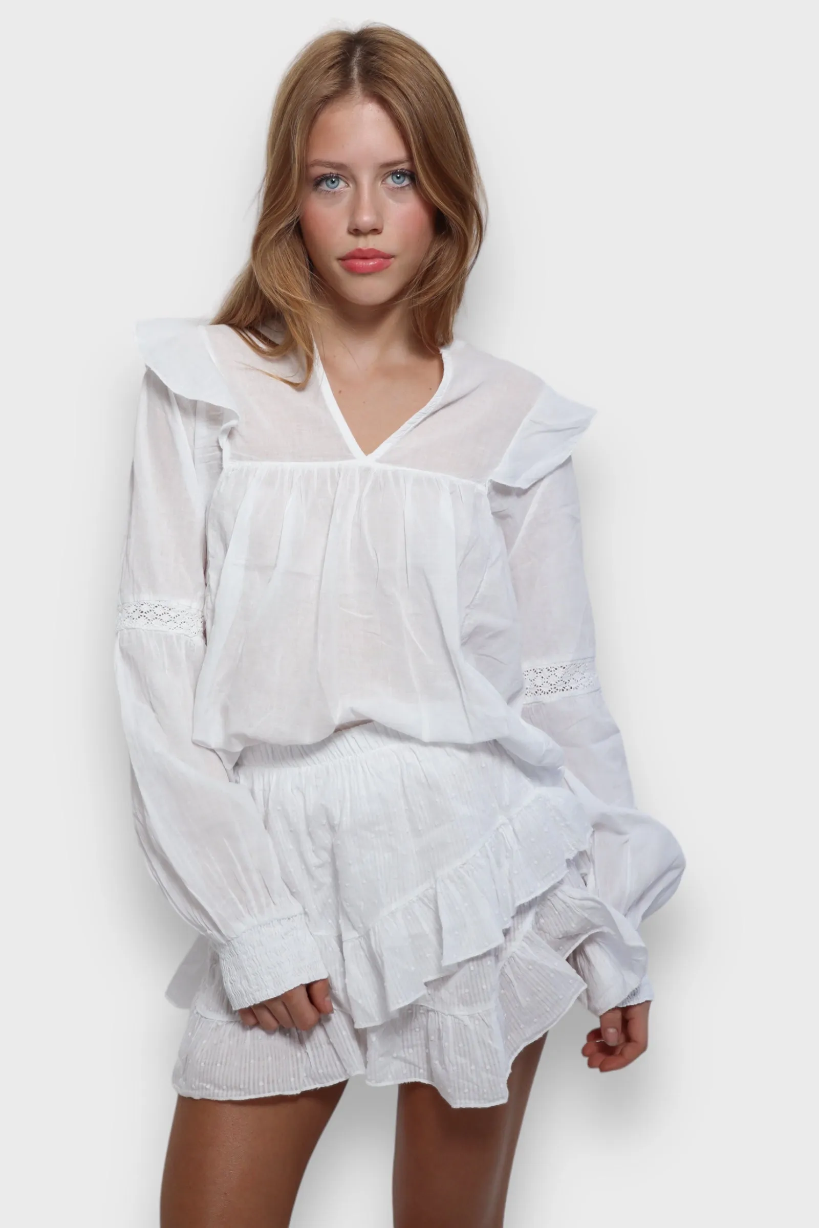 "Glory" blouse white