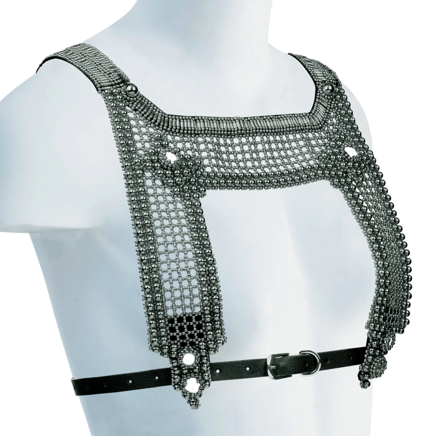 Silver Artemisia Mesh Top