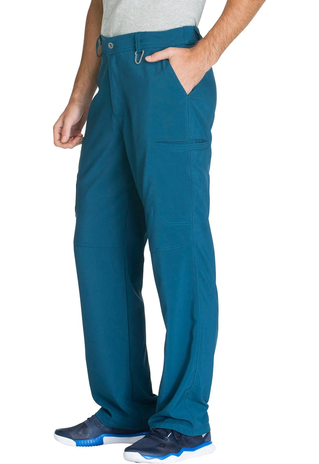 St George's Infinity Regular Men's Fly Front Scrub Pant Caribbean Blue - Inseam 32" (81cm) STG-CK200A