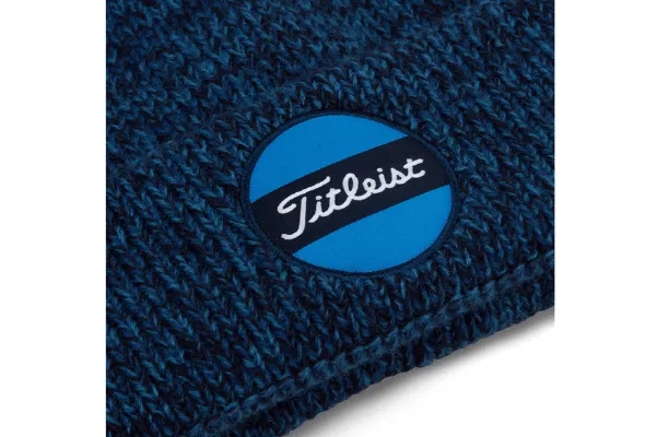 Titleist Boardwalk Pom Pom Golf Beanie - Navy